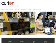 Tablet Screenshot of curion.net